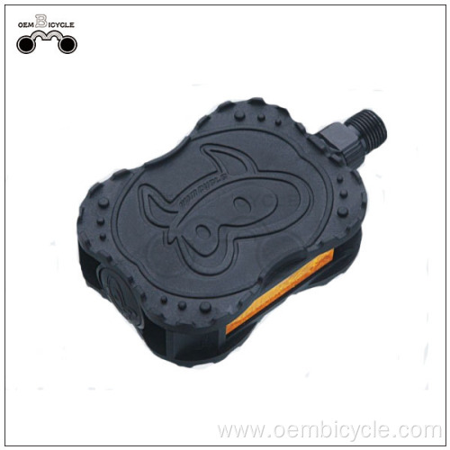 Cool black colored wide bicycle pedals